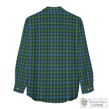 Campbell of Argyll #02 Tartan Womens Casual Shirt with Family Crest