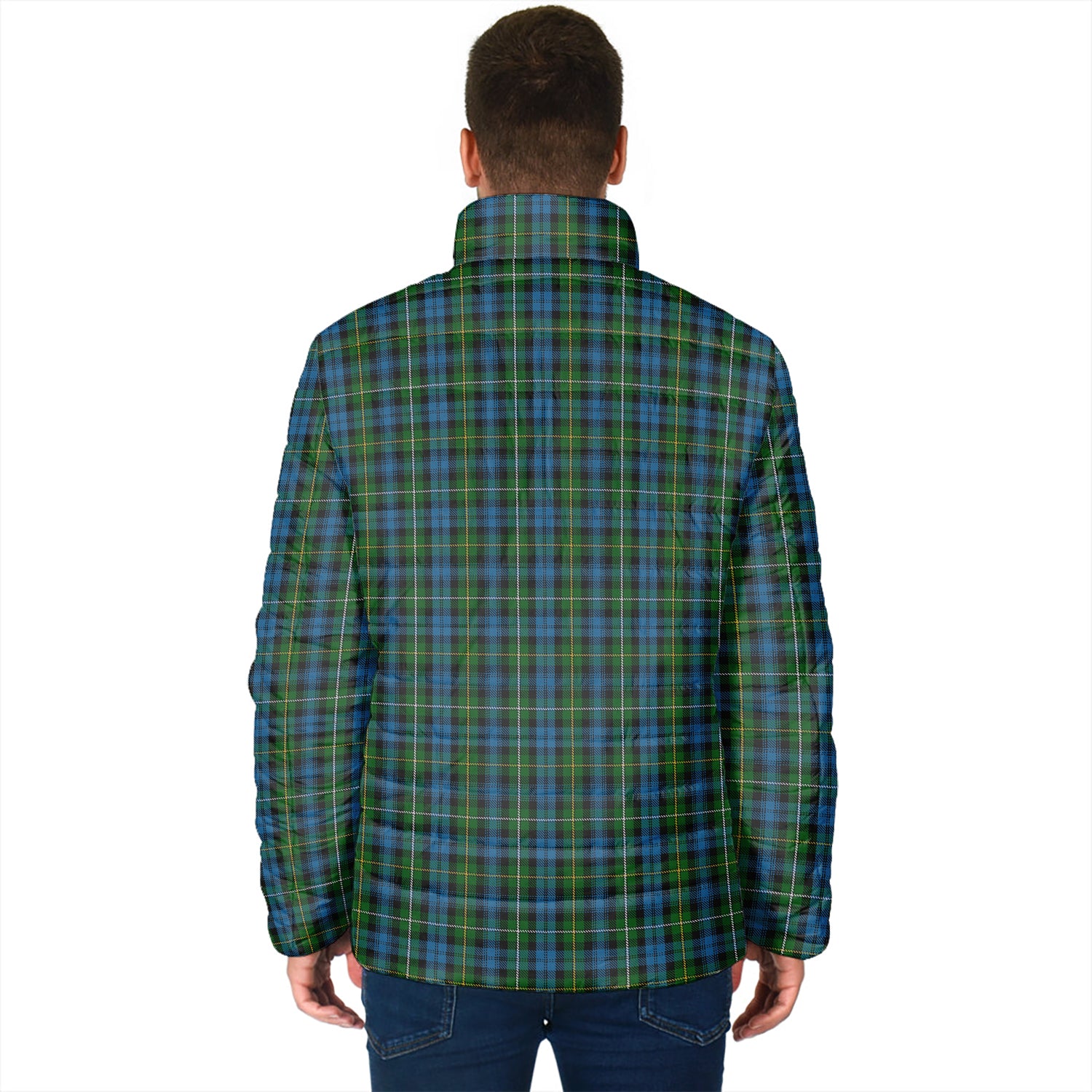Campbell of Argyll #02 Tartan Padded Jacket - Tartanvibesclothing