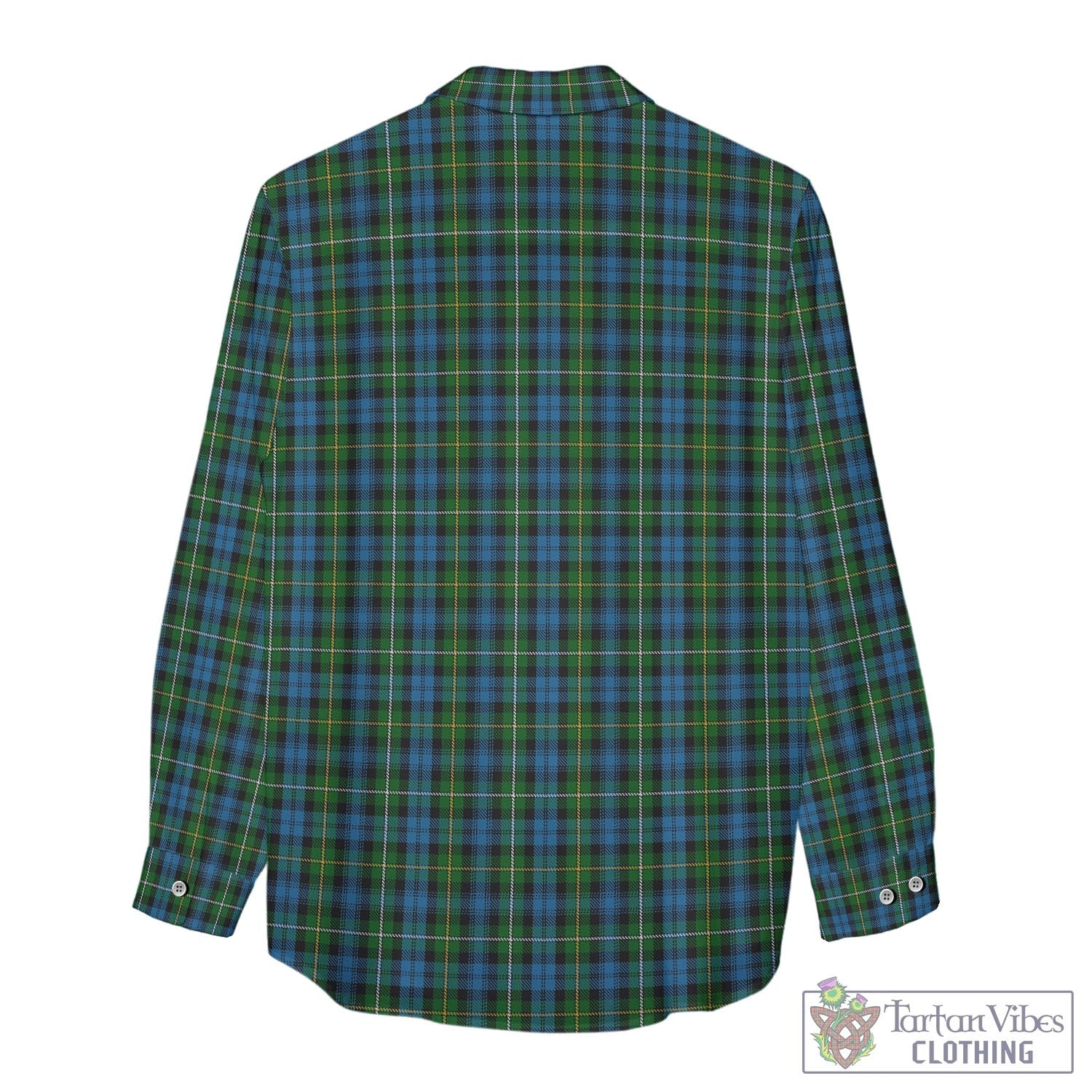 Campbell of Argyll #02 Tartan Womens Casual Shirt