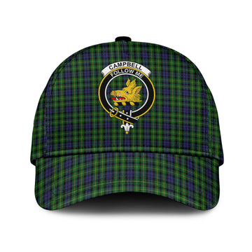 Campbell of Breadalbane Tartan Classic Cap with Family Crest