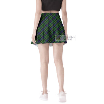 Campbell of Breadalbane Tartan Women's Plated Mini Skirt