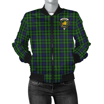 Campbell of Breadalbane Tartan Bomber Jacket with Family Crest