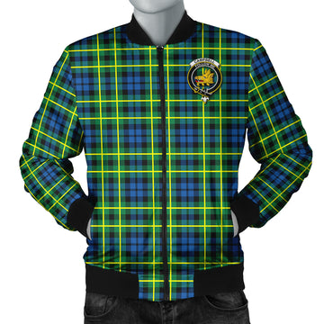 Campbell of Breadalbane Ancient Tartan Bomber Jacket with Family Crest