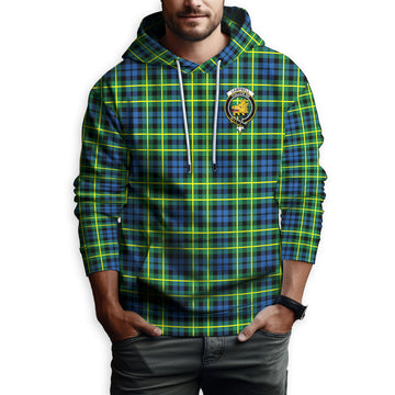 Campbell of Breadalbane Ancient Tartan Hoodie with Family Crest