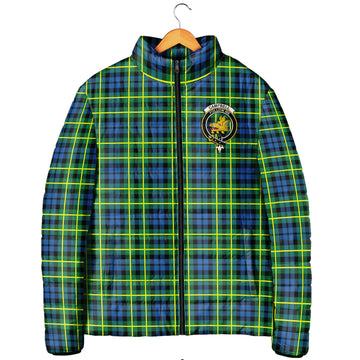 Campbell of Breadalbane Ancient Tartan Padded Jacket with Family Crest