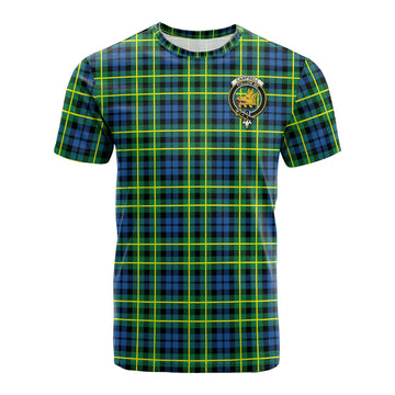 Campbell of Breadalbane Ancient Tartan T-Shirt with Family Crest