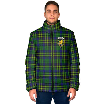 Campbell of Breadalbane Modern Tartan Padded Jacket with Family Crest