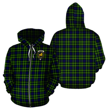 Campbell of Breadalbane Modern Tartan Hoodie with Family Crest