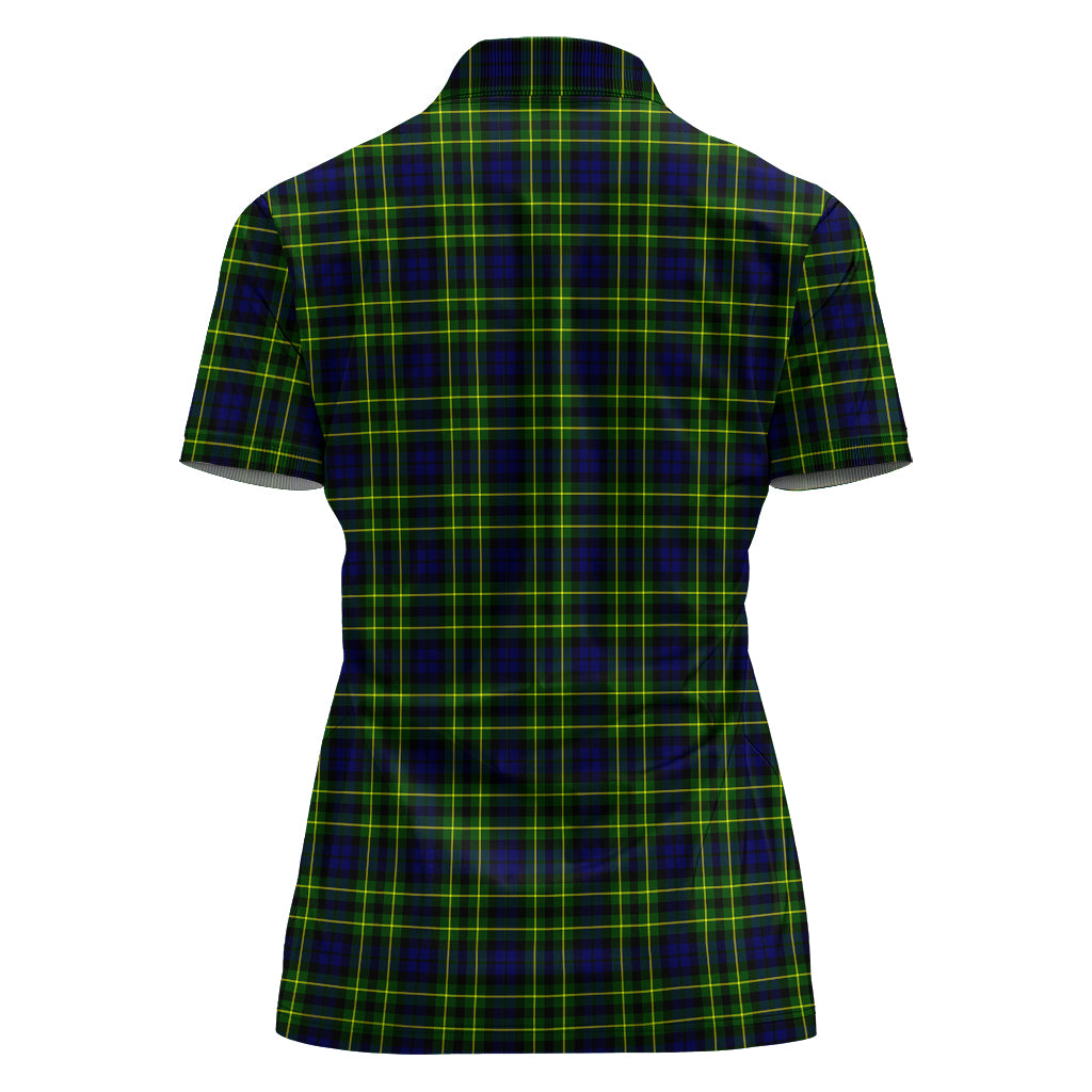 campbell-of-breadalbane-modern-tartan-polo-shirt-with-family-crest-for-women