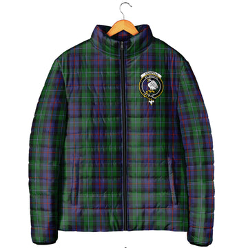 Campbell of Cawdor Tartan Padded Jacket with Family Crest