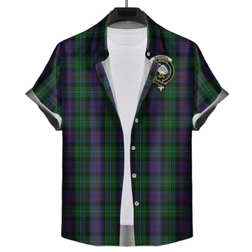 campbell-of-cawdor-tartan-short-sleeve-button-down-shirt-with-family-crest