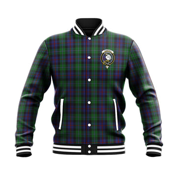 Campbell of Cawdor Tartan Baseball Jacket with Family Crest