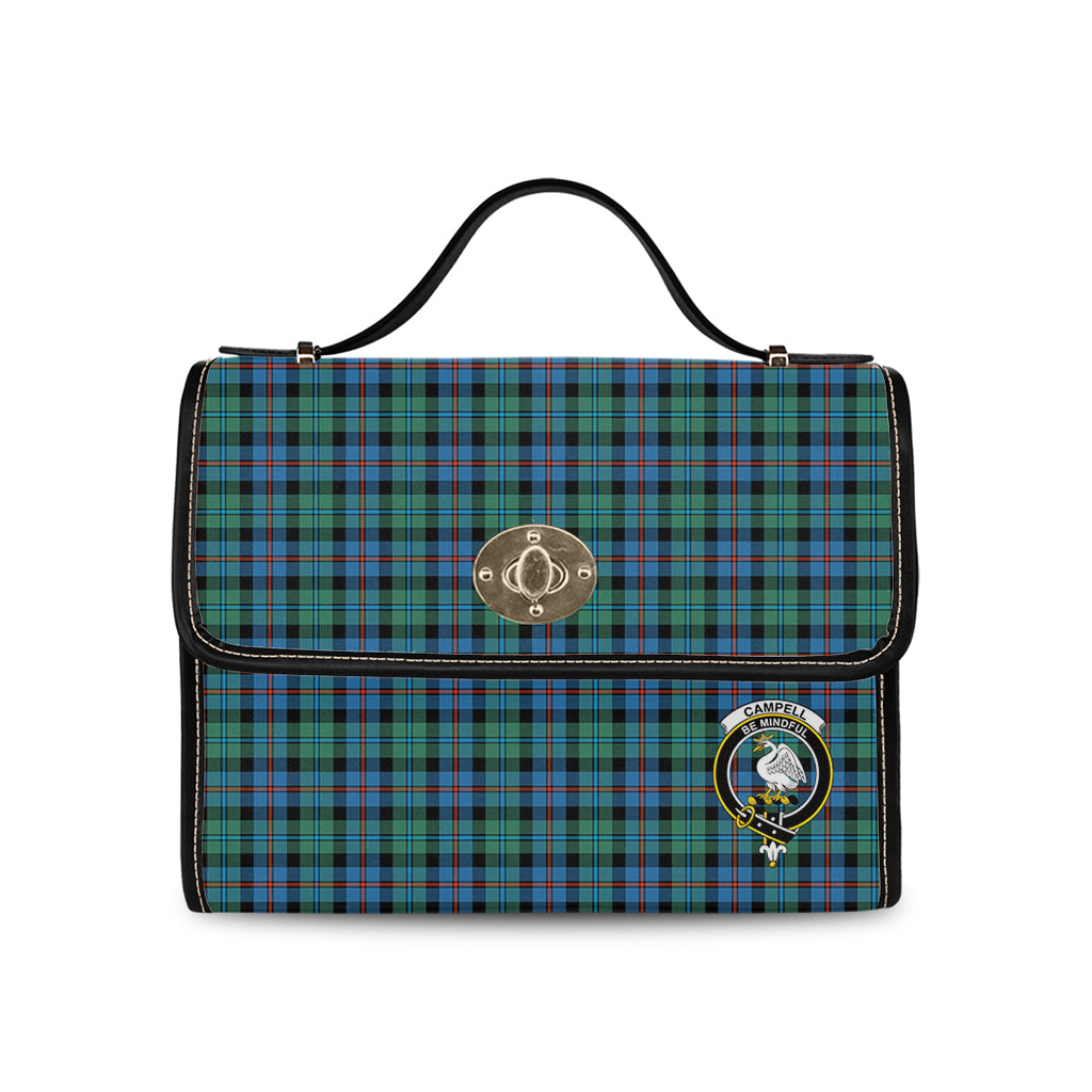 campbell-of-cawdor-ancient-tartan-leather-strap-waterproof-canvas-bag-with-family-crest