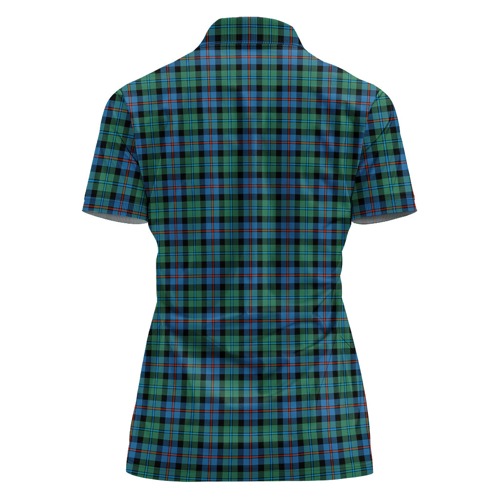 campbell-of-cawdor-ancient-tartan-polo-shirt-with-family-crest-for-women