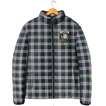 Campbell of Cawdor Dress Tartan Padded Jacket with Family Crest