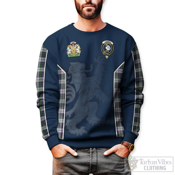 Campbell of Cawdor Dress Tartan Sweater with Family Crest and Lion Rampant Vibes Sport Style