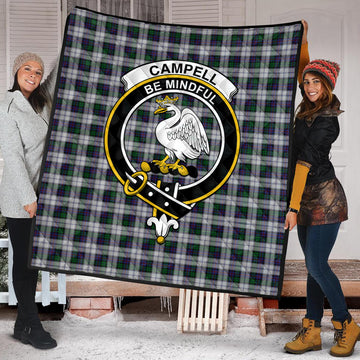 campbell-of-cawdor-dress-tartan-quilt-with-family-crest