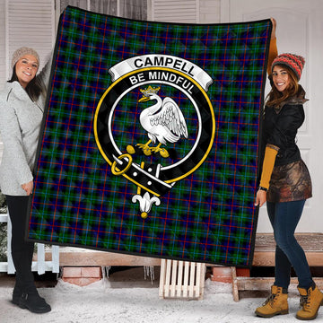 campbell-of-cawdor-modern-tartan-quilt-with-family-crest