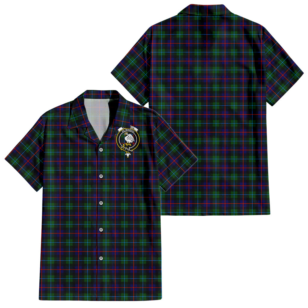campbell-of-cawdor-modern-tartan-short-sleeve-button-down-shirt-with-family-crest