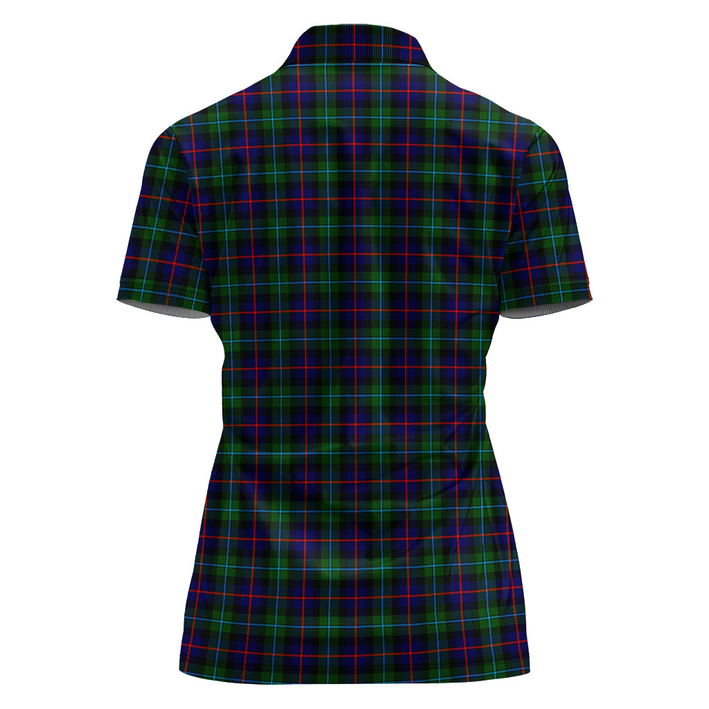 campbell-of-cawdor-modern-tartan-polo-shirt-with-family-crest-for-women