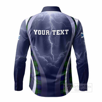 Campbell Scotland Football Tartan Long Sleeve Button Shirts Scotland On Tour Trophy Style