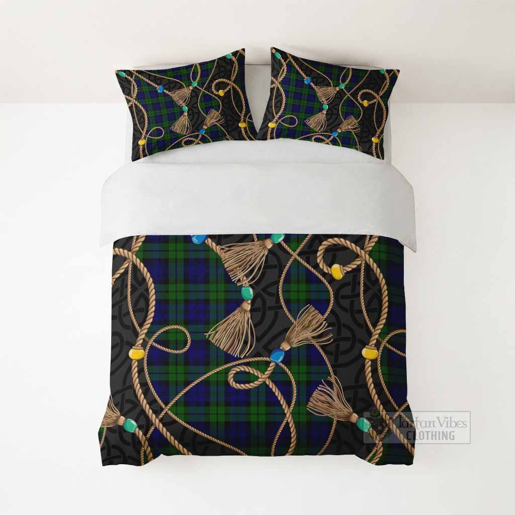 Campbell Scottish Tartan Twisted Ropes Stylized Bedding Set - Tartan Vibes Clothing