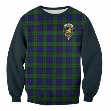 Campbell Tartan Accent Sweatshirt with Family Crest