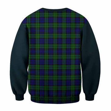 Campbell Tartan Accent Sweatshirt with Family Crest