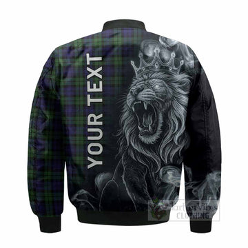 Campbell Tartan Bomber Jacket Roaring Lion Heritage