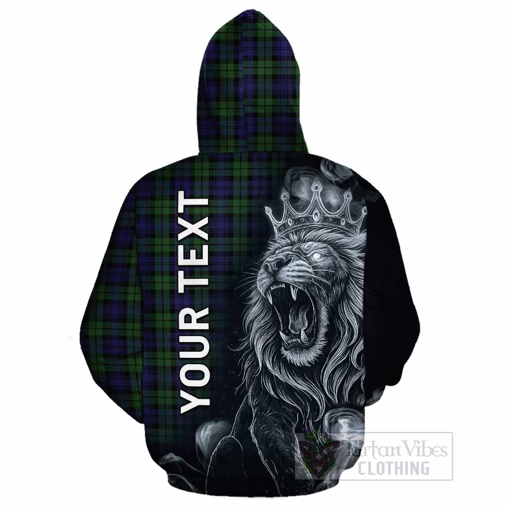 Campbell Tartan Cotton Hoodie Roaring Lion Heritage