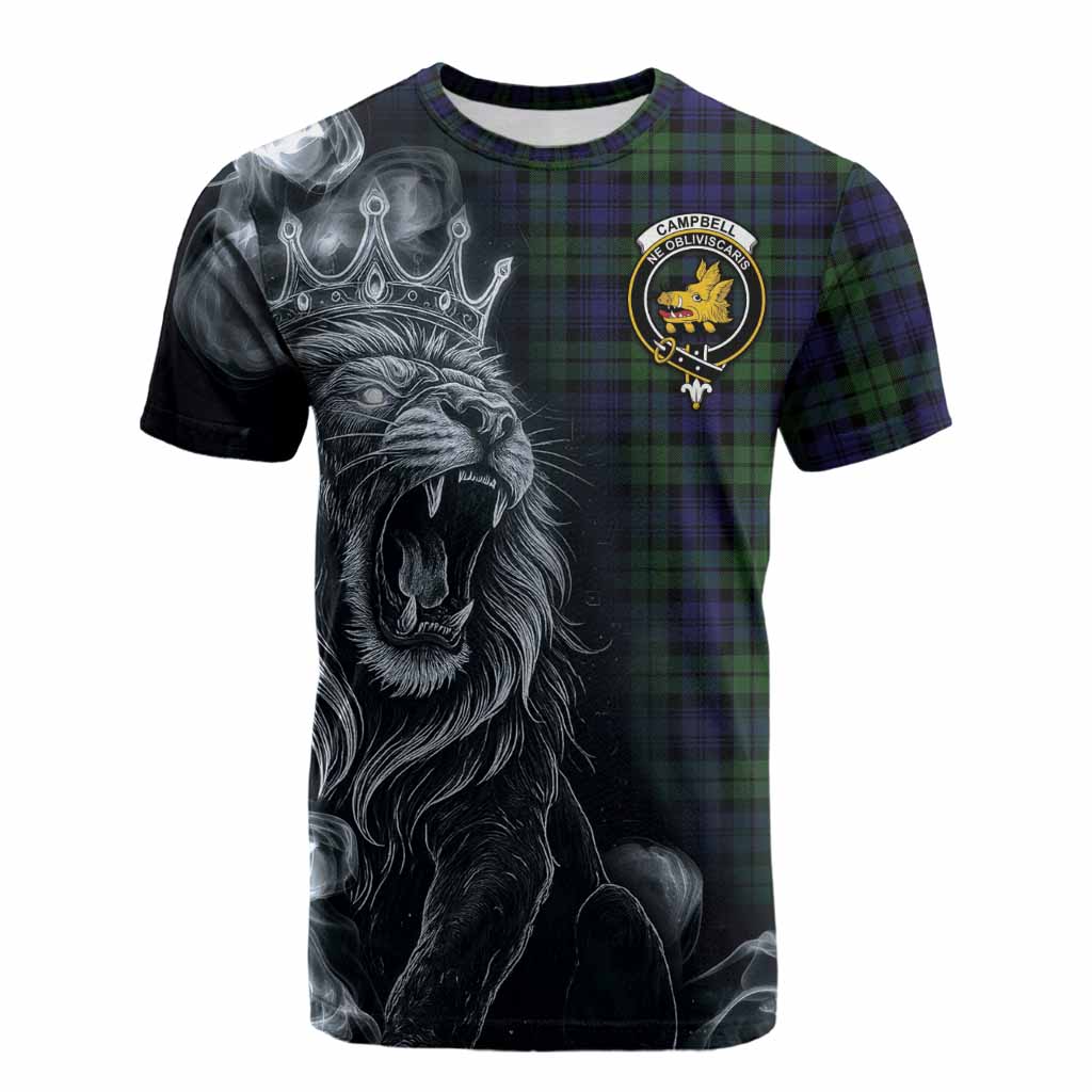 Campbell Tartan Cotton T-shirt Roaring Lion Heritage