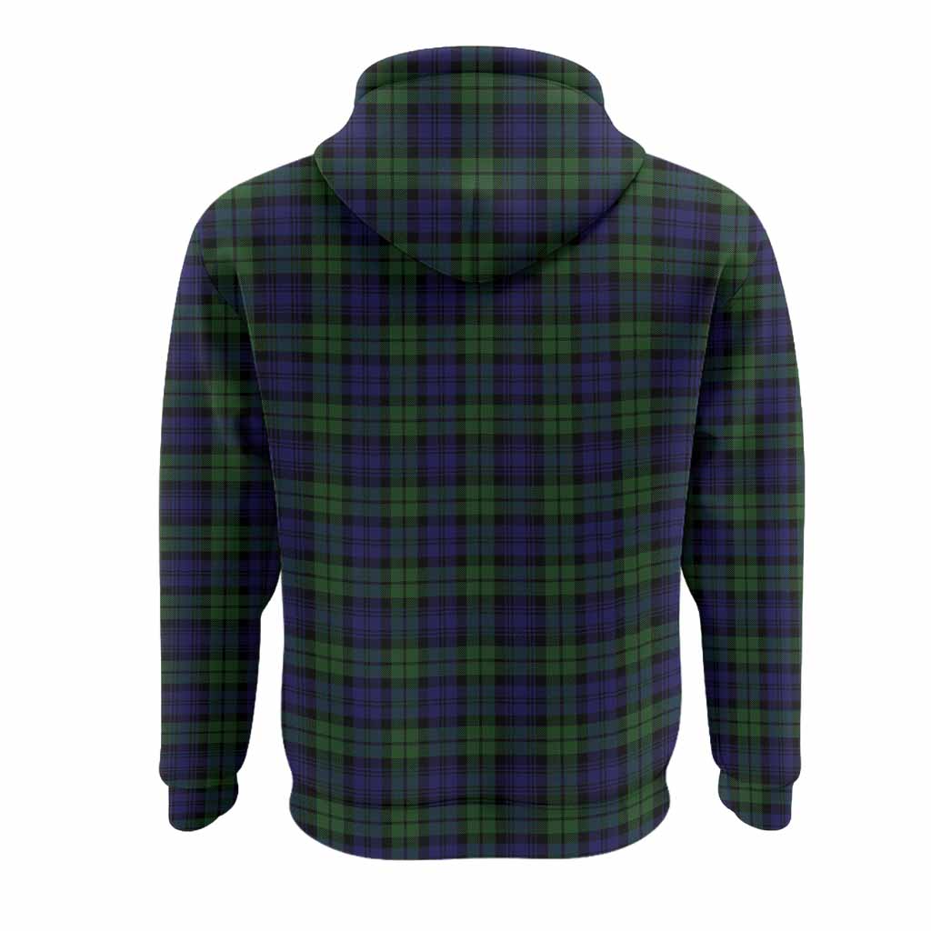 Campbell Tartan Crest Hoodie Ferocious Lion Style