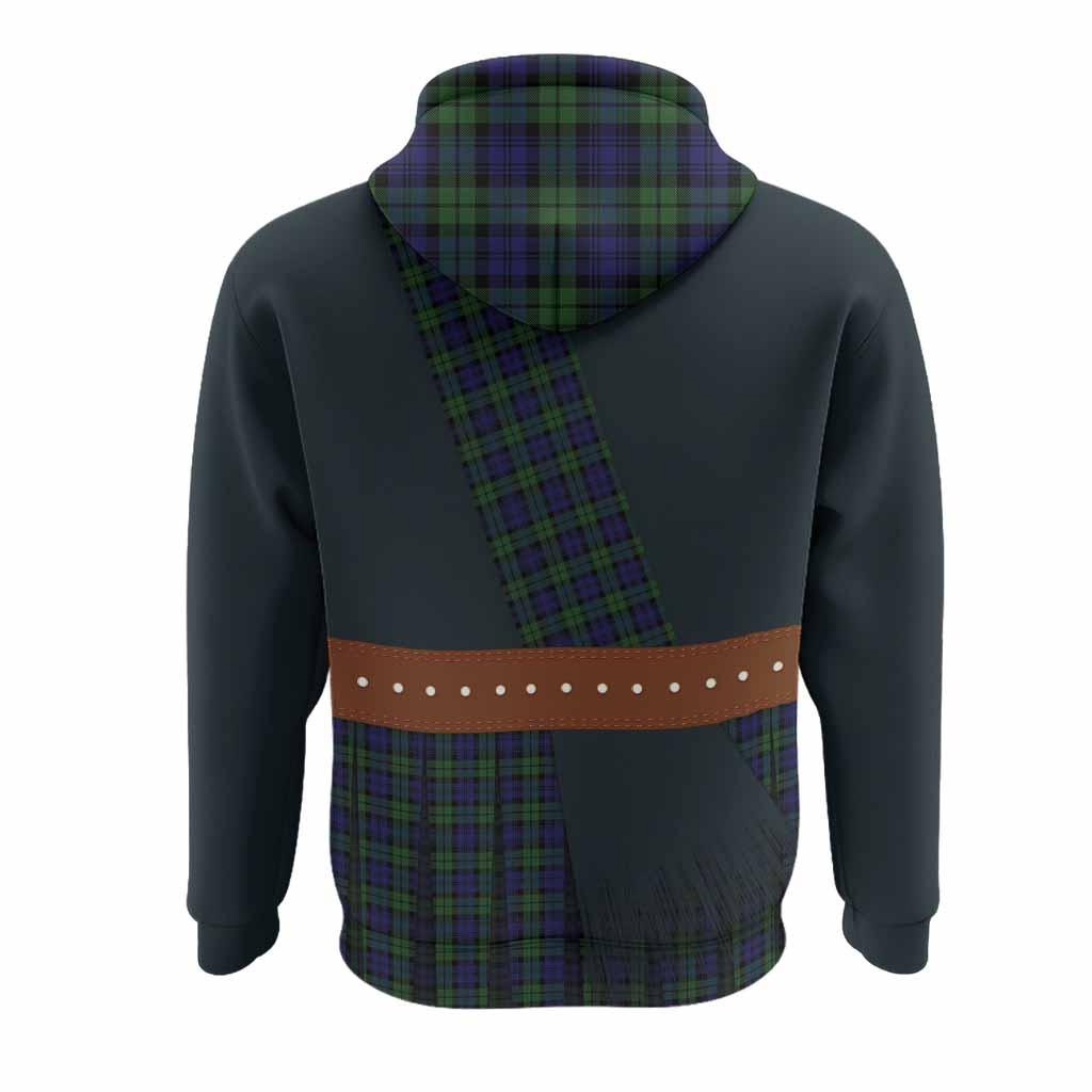 Campbell Tartan Crest Hoodie Kilt Costume Style