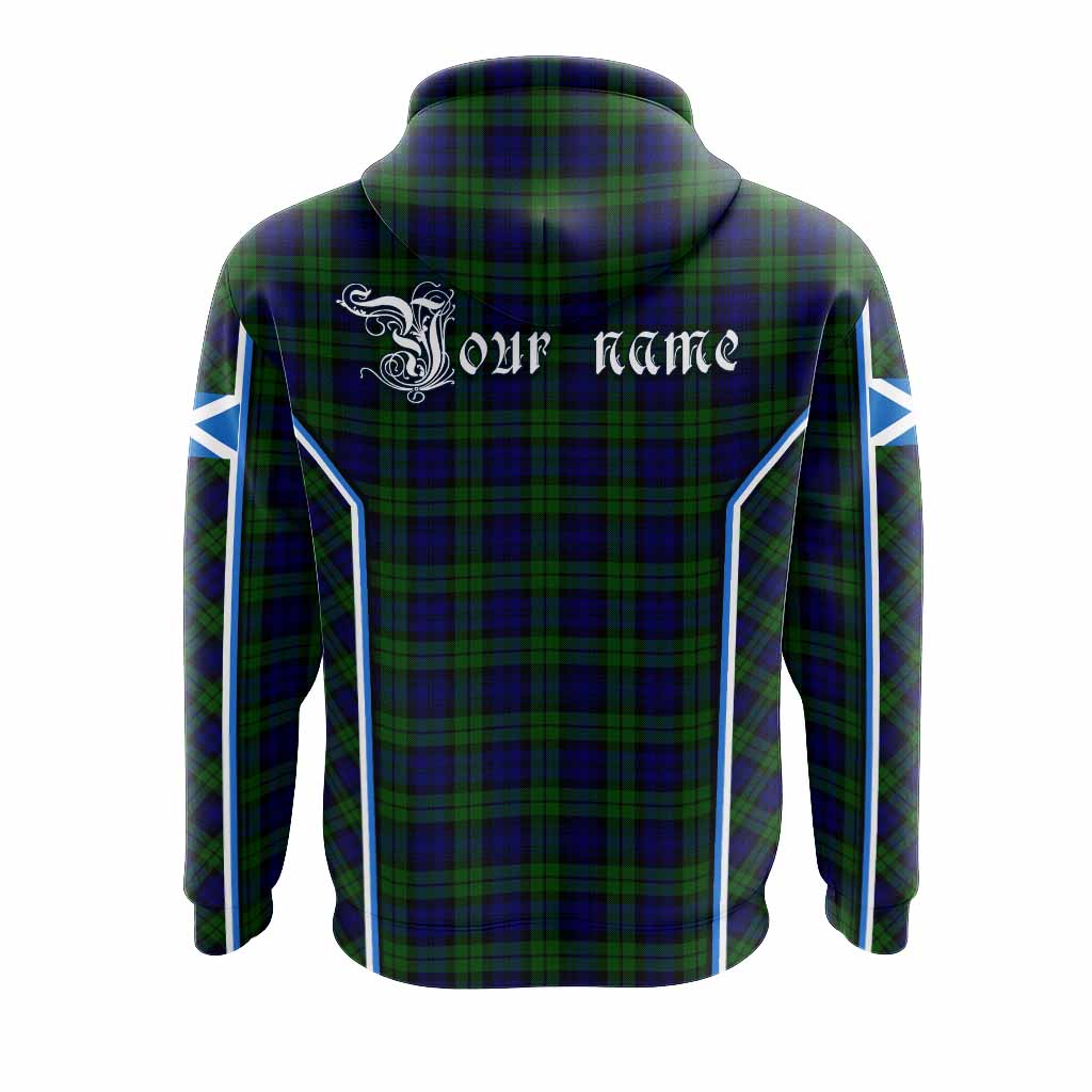 Campbell Tartan Crest Hoodie Scotland Coat of Arm Flag Style - Tartan Vibes Clothing