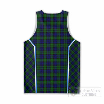 Campbell Tartan Crest Men Tank Top Scotland Coat of Arm Flag Style