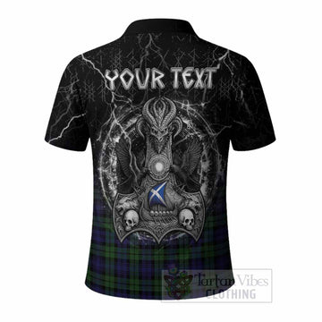 Campbell Tartan Crest Polo Shirt Celtic Odin's Raven Legacy
