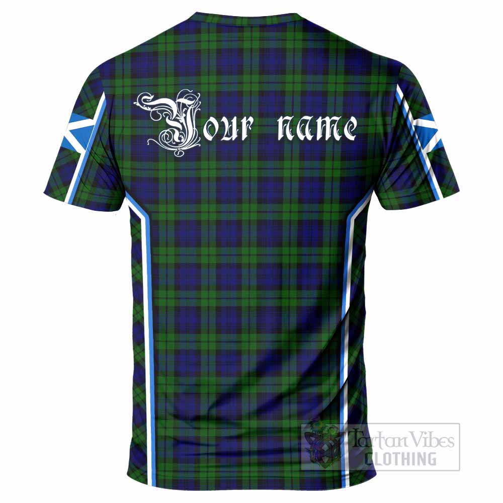 Campbell Tartan Crest T-shirt Scotland Coat of Arm Flag Style - Tartan Vibes Clothing