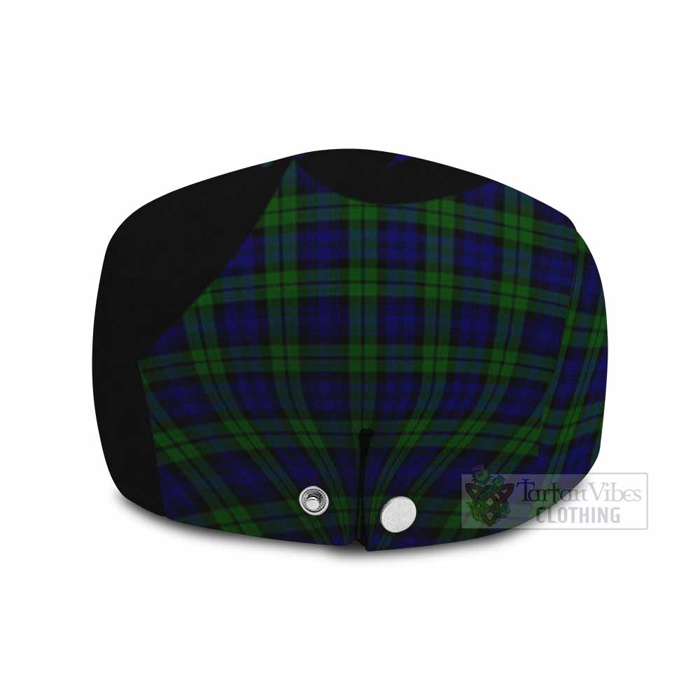 Campbell Tartan Family Crest Flat Cap, Jeff Cap Scotland Thistle Floral