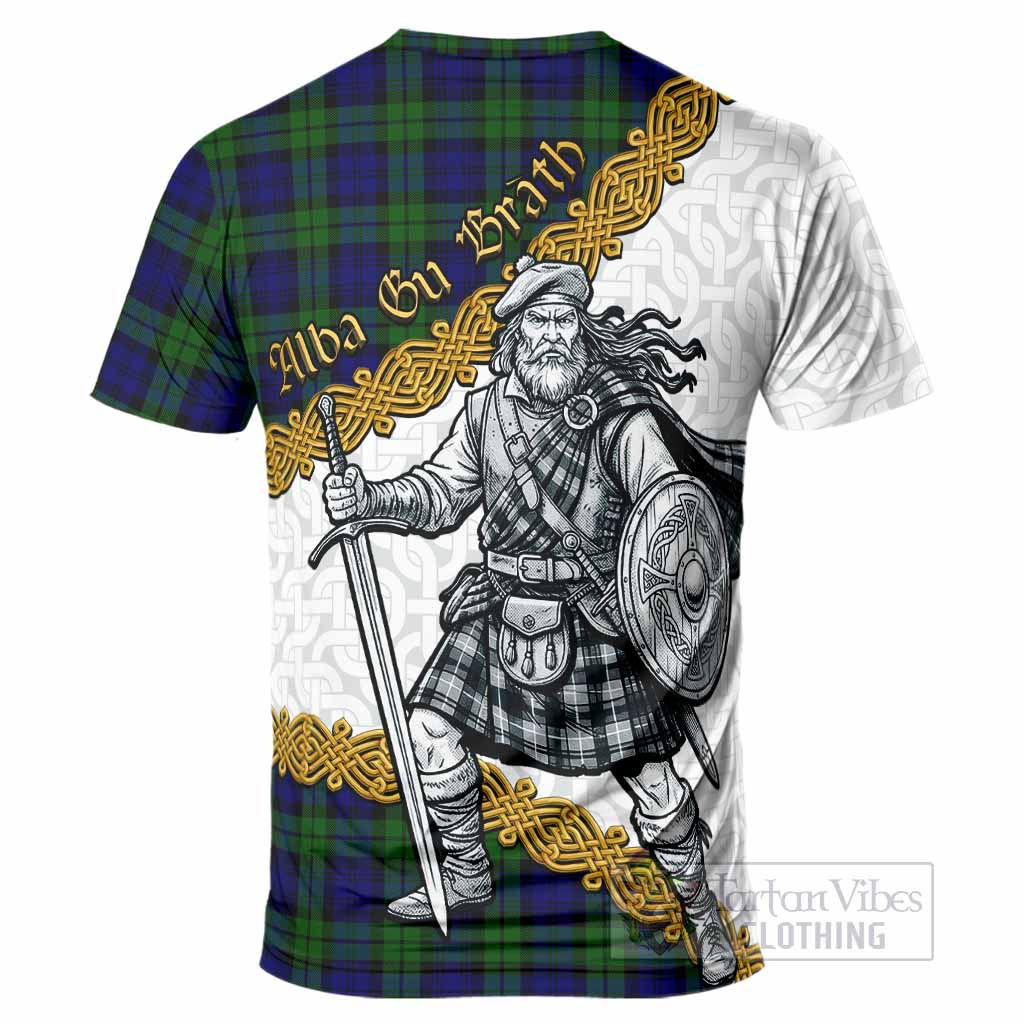 Campbell Tartan Family Crest T-Shirt Scottish Highland Warrior Celtic Alba Gu Brath