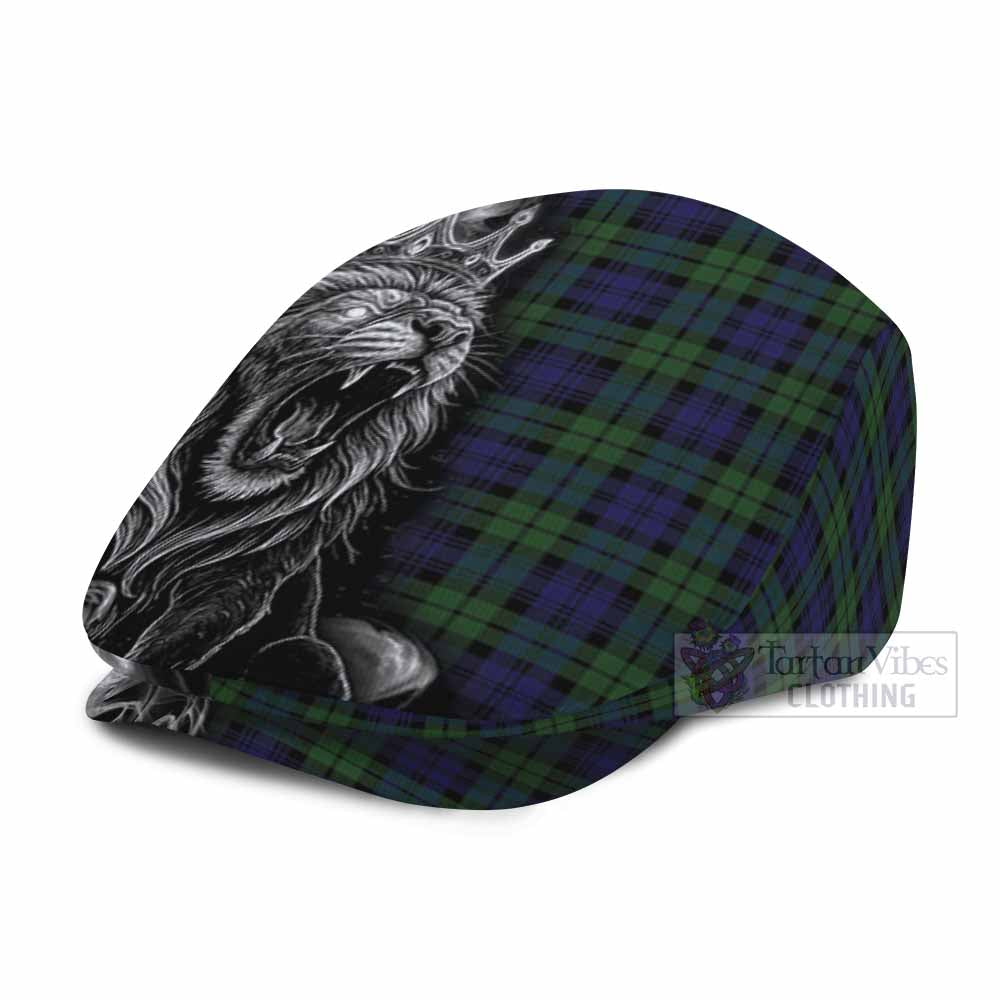 Campbell Tartan Flat Cap, Jeff Cap Roaring Lion Heritage
