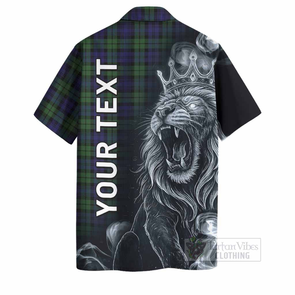 Campbell Tartan Hawaiian Shirt Roaring Lion Heritage