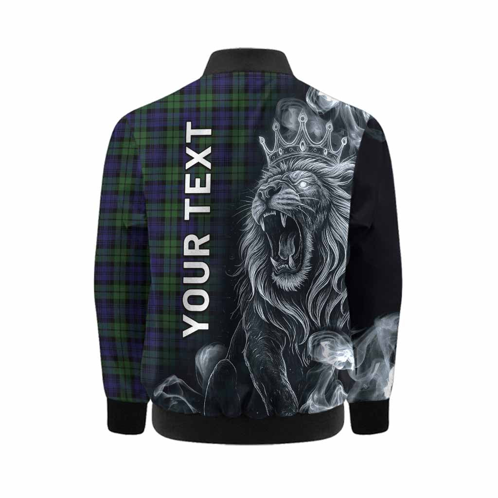 Campbell Tartan Kid Bomber Jacket Roaring Lion Heritage