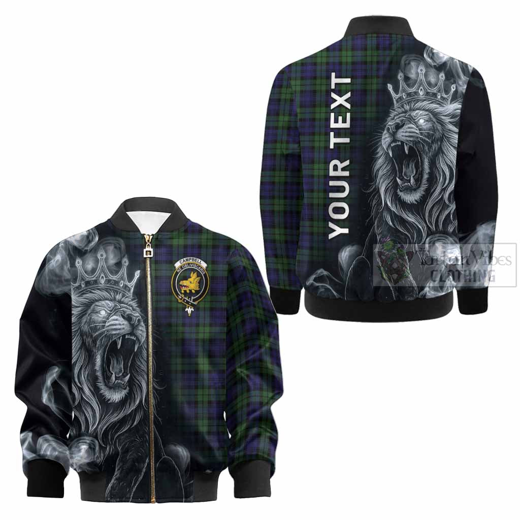 Campbell Tartan Kid Bomber Jacket Roaring Lion Heritage