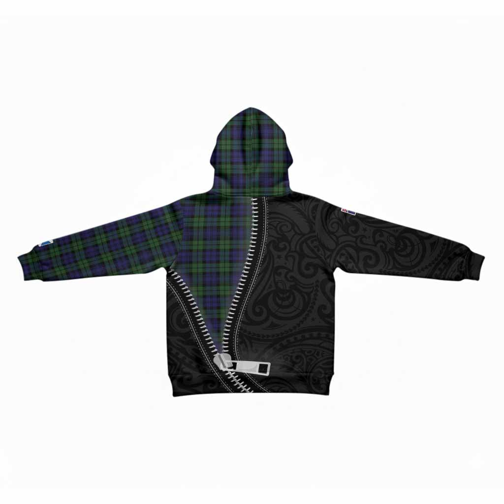 Campbell Tartan Kid Hoodie New Zealand Pattern Unique Zipper Stylized