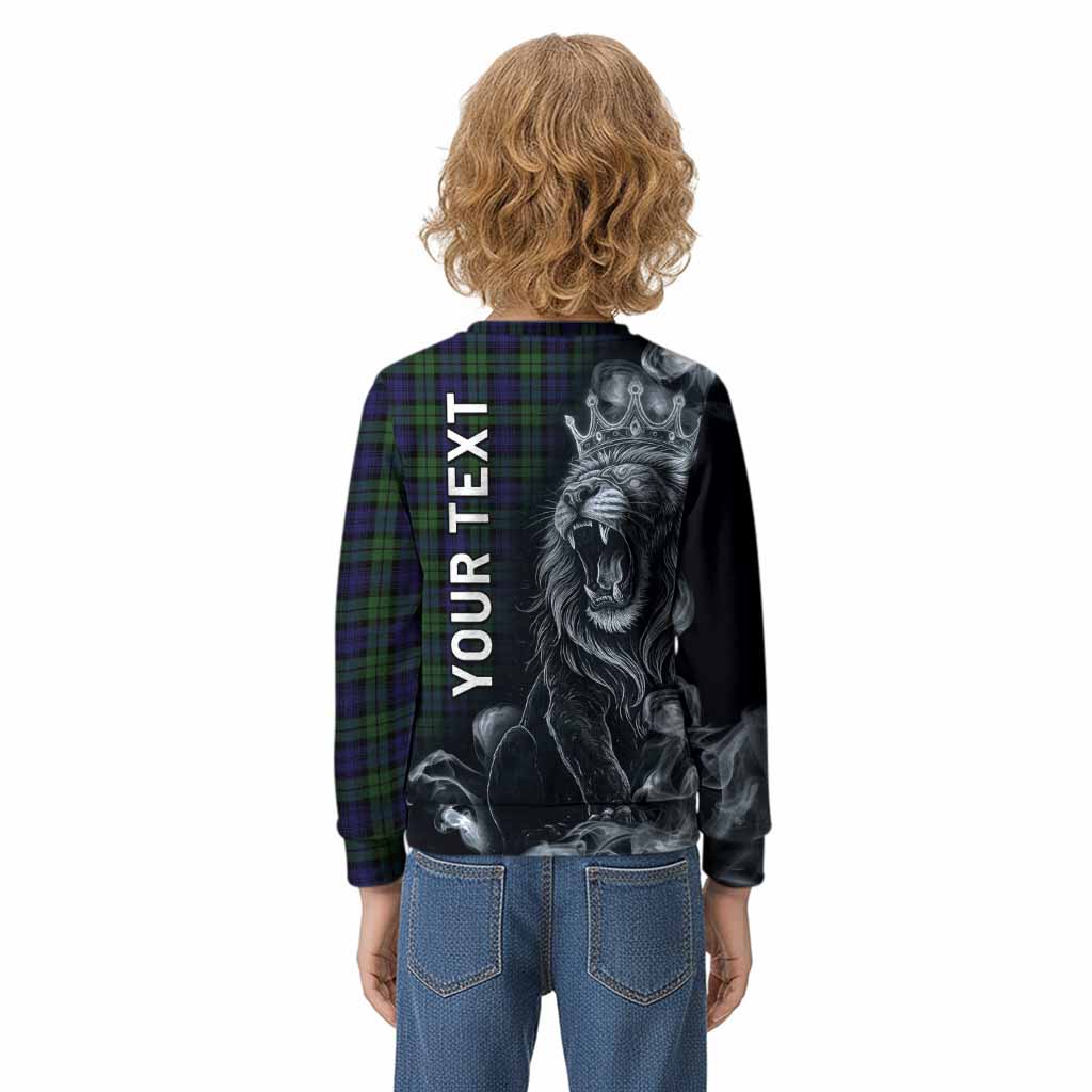 Campbell Tartan Kid Knitted Sweatshirt Roaring Lion Heritage