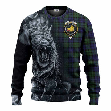 Campbell Tartan Knitted Sweater Roaring Lion Heritage