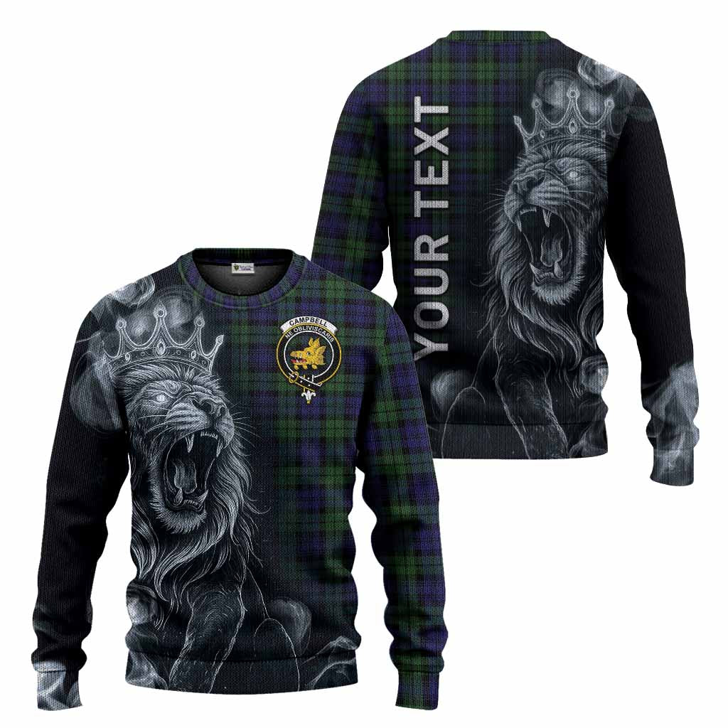 Campbell Tartan Knitted Sweater Roaring Lion Heritage