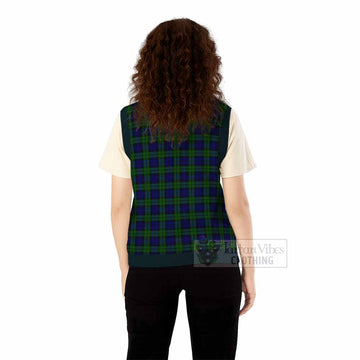 Campbell Tartan Knitted V-Neck Vest