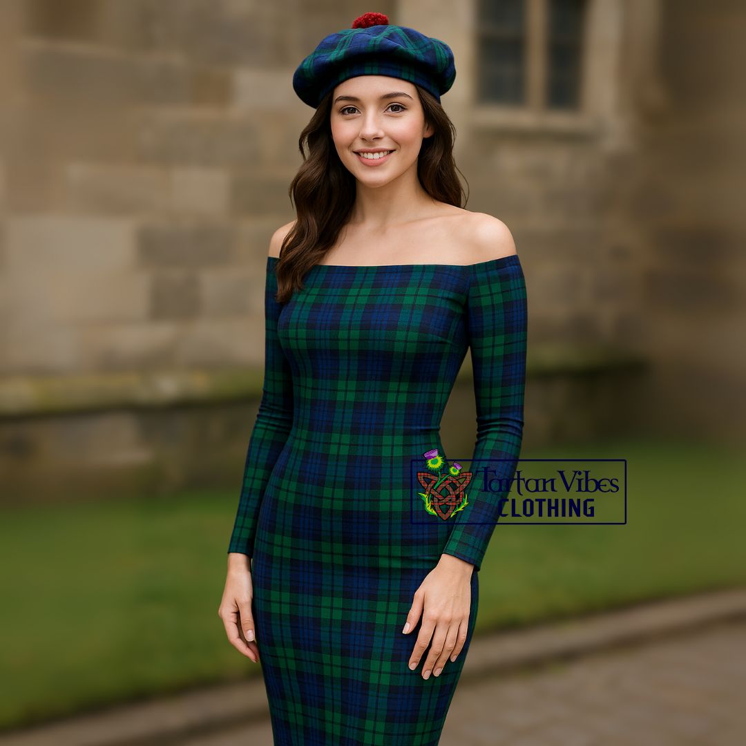 Campbell Tartan Off Shoulder Lady Dress
