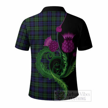 Campbell Tartan Polo Shirt Traditional Scottish Thistle